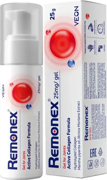Remonex gel na klouby 25 g v lahvičce s pumpičkou a krabičkou